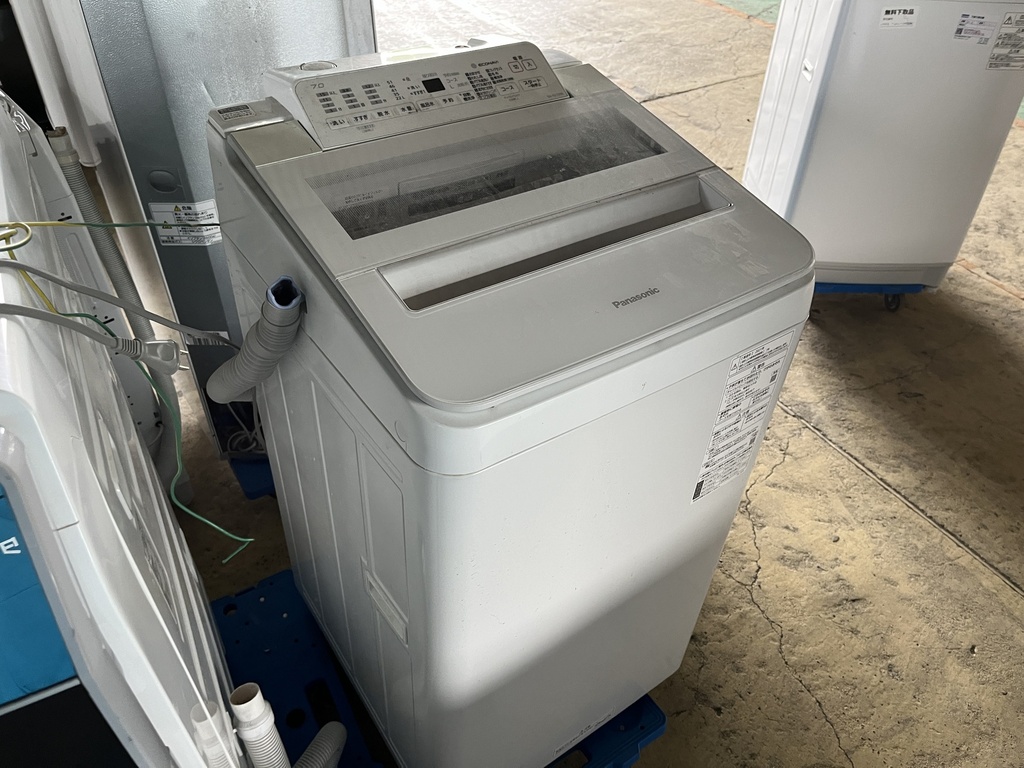 全自動洗濯機 7.0kg パナソニック NA-FA70H8 2021 製造番号:2111500654 正常動作
